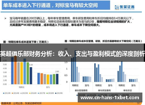 英超俱乐部财务分析：收入、支出与盈利模式的深度剖析